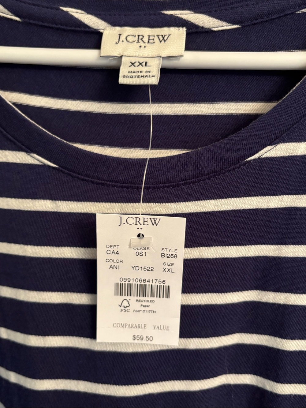 J. Crew 3 piece bundle, 2 XXL dresses NWT and one 2X shirt also NWT - Picture 4 of 11